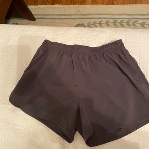grey athletic shorts